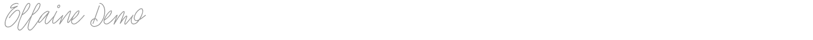 Ellaine font preview